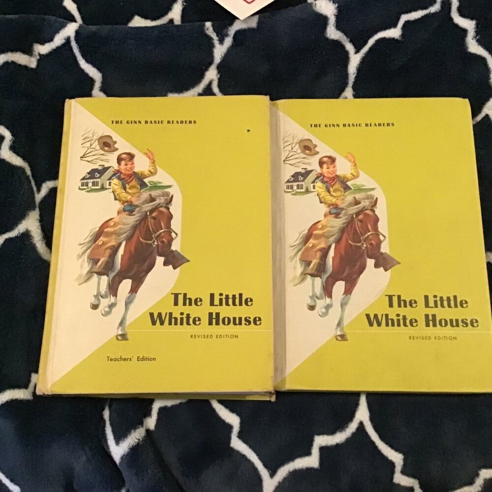 Vintage Ginn Reader, Student & Teacher Texts; The Little White House-Homeschool